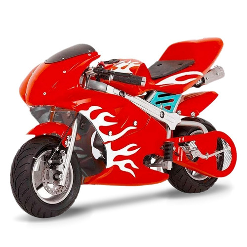 Mini Moto Gasolina Esportiva Infantil 2t 49cc Speed Ninja Gp
